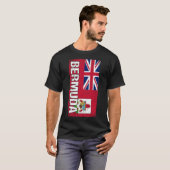 T-shirt Drapeau Bermudes Bermudes 1 (Devant entier)
