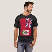 T-shirt Drapeau bermudien Bermudes (Devant entier)