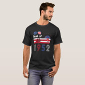 T-shirt Drapeau Best Of 1952 70e Anniversaire Patriotique  (Devant entier)