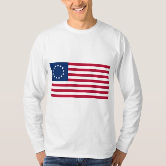 T-shirt Drapeau Betsy Ross (Devant)