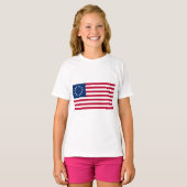T-shirt Drapeau Betsy Ross (Devant entier)