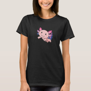T-shirt Drapeau Bi Fierté Bi Lgbtq Axolotl