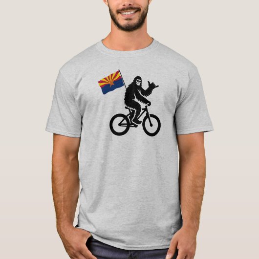 T-shirt Drapeau Bigfoot Cycling Arizona (Devant)