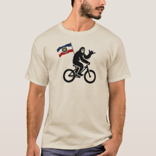 T-shirt Drapeau Bigfoot Cycling Utah