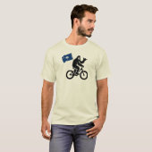 T-shirt Drapeau Bigfoot Cyclisme Caroline du Sud (Devant entier)