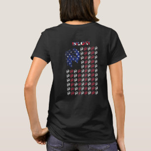 T-shirt Drapeau Biloxi Chef Indien Amérindien Usa 4 J