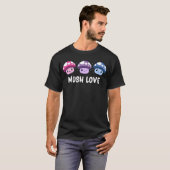 T-shirt Drapeau Bisexual Fierté mignon Kawaii Bi Champhroo (Devant entier)