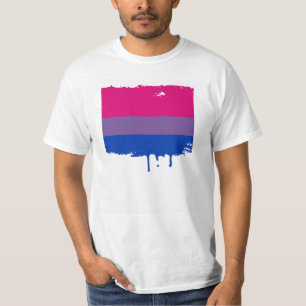 T-SHIRT DRAPEAU BISEXUEL DE FIERTÉ