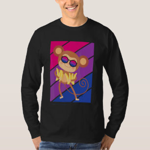 T-shirt Drapeau bisexuel de fierté de singe Fierté de alli