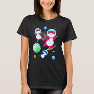 T-shirt Drapeau Bisexuel Hamster Dans L'espace Fierté Bise