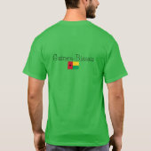 T-shirt Drapeau Bissau-Guinée, Drapeau de la Guinée-Bissau (Dos)