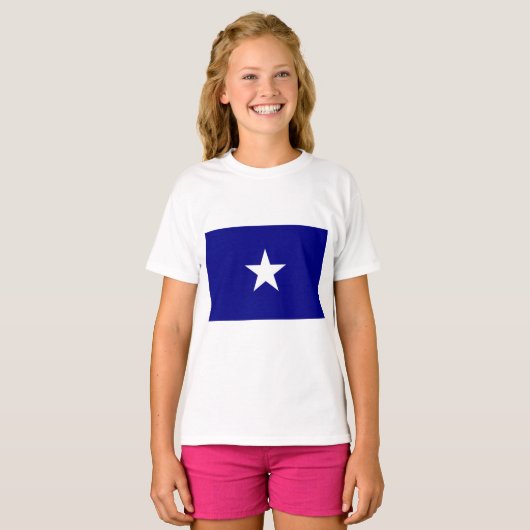T-shirt Drapeau bleu Bonnie (Devant entier)