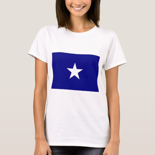 T-shirt Drapeau bleu Bonnie (Devant)