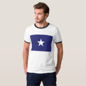 T-shirt Drapeau bleu mignon (Devant entier)