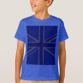 T-shirt Drapeau Bleu Union Jack (Devant)