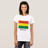 T-shirt Drapeau bolivien (Devant entier)