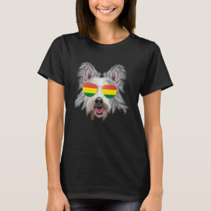 T-shirt Drapeau bolivien Berger Picard Chien Bolivie Poche