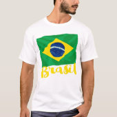 T-shirt Drapeau Brésil Brésil (Devant)