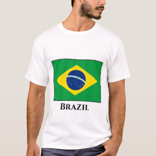 T-shirt Drapeau brésilien