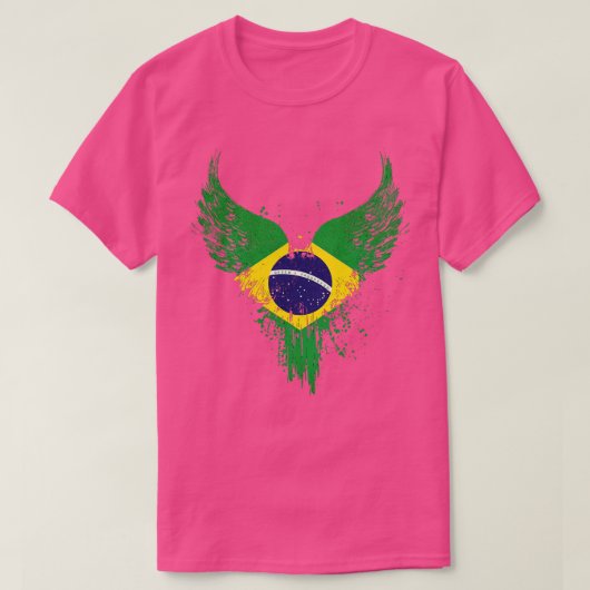 T-shirt Drapeau brésilien (Design devant)