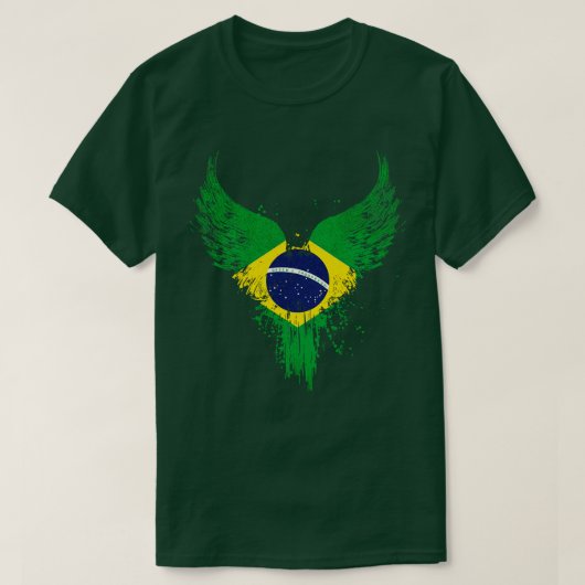 T-shirt Drapeau brésilien (Design devant)