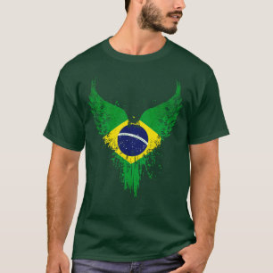 T-shirt Drapeau brésilien