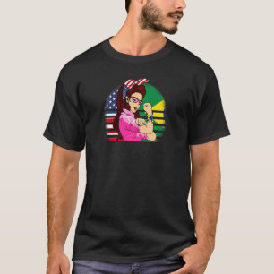 T-shirt Drapeau BRÉSILIEN Amérique RACINE USA Brésil Brési