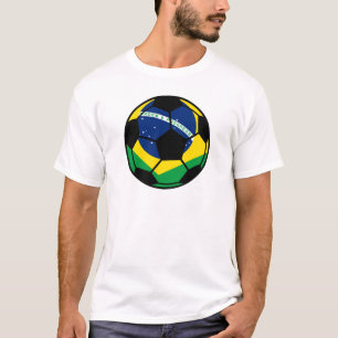 T-shirt Drapeau Brésilien Football
