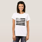 T-shirt Drapeau Bretagne Vintage (Devant entier)