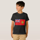 T-shirt Drapeau britannique de l'Inde (Devant entier)