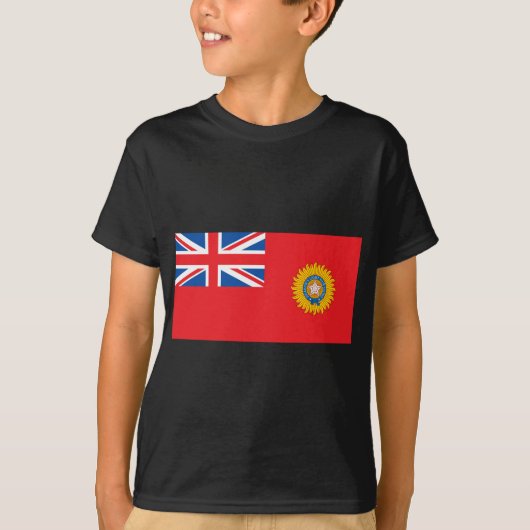 T-shirt Drapeau britannique de l'Inde (Devant)