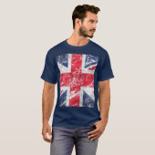 T-shirt Drapeau britannique/drapeau d'Union Jack/drapeau (Devant entier)