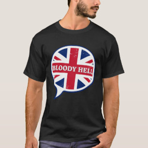 T-shirt Drapeau britannique drôle humour sacré anglais Ang