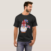 T-shirt Drapeau britannique Gnome Roi Charles Coronation (Devant entier)