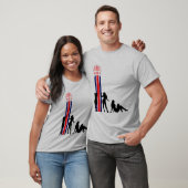 T-shirt Drapeau britannique. microphone (Unisexe)