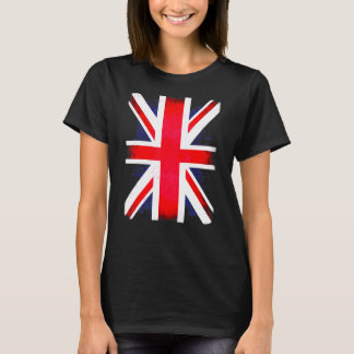 T-shirt Drapeau britannique rétro Union Jack Royaume-Uni P
