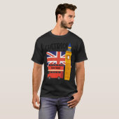 T-shirt Drapeau britannique Royaume-Uni Angleterre Citatio (Devant entier)
