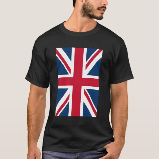 T-shirt Drapeau britannique Union Jack (Devant)