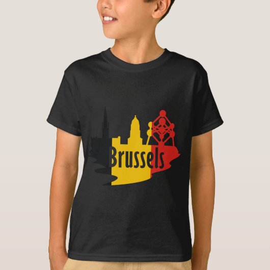 T-shirt Drapeau Bruxelles (Devant)