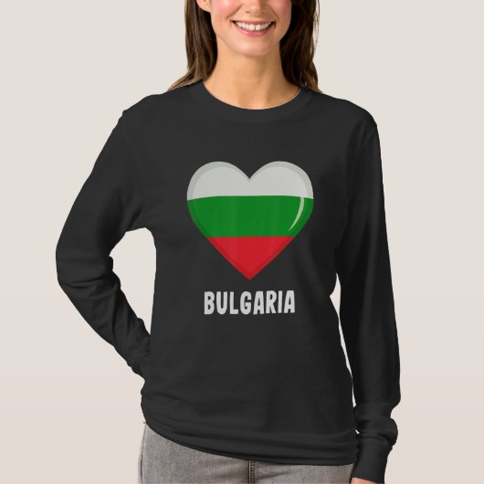T-shirt Drapeau bulgare (Devant)