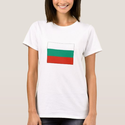 T-shirt Drapeau Bulgare Patriotique (Devant)