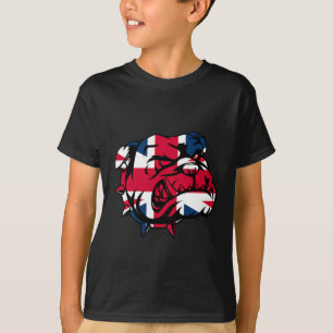 T-shirt Drapeau Bulldog Union Jack