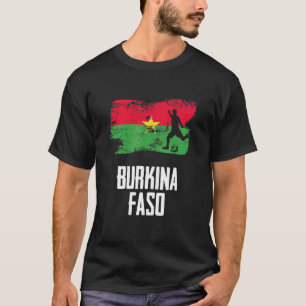 T-shirt Drapeau Burkina Faso Jersey Burkinese Soccer Team