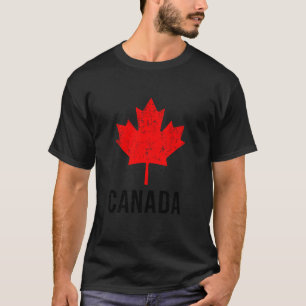 T-shirt Drapeau Cadeau Canada Varsity Canadien Toronto Rét