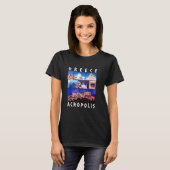 T-shirt Drapeau Cadeau Grèce Grèce Hellas Athènes (Devant entier)