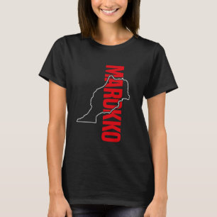 T-shirt Drapeau Cadeau Maroc Marocain Berbère Nafri