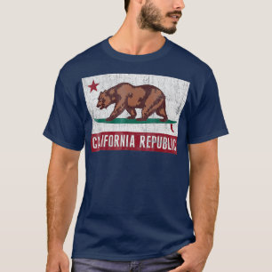 T-shirt Drapeau California Republic Bear sur Surboard