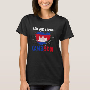 T-shirt Drapeau cambodgien