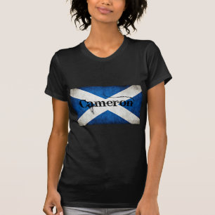 T-shirt drapeau cameron grunge