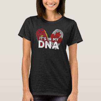 T-shirt Drapeau Canada Fier Sénégal Sénégalais ADN Emprein